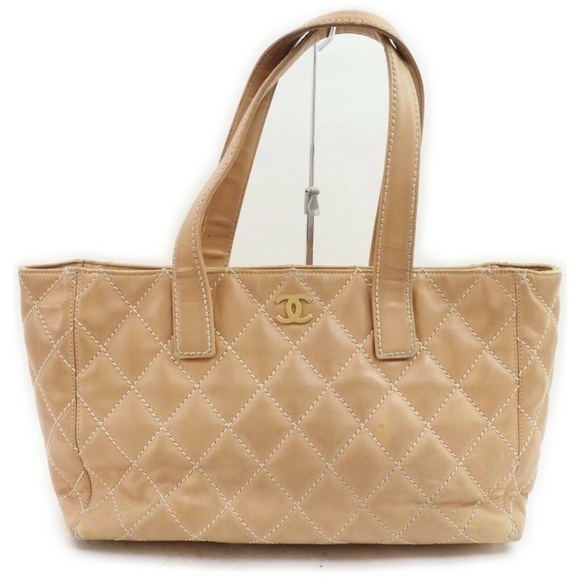 CHANEL Handbags - Chanel Wild Stitch Leather Tote